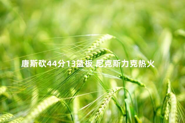 唐斯砍44分13篮板 尼克斯力克热火
